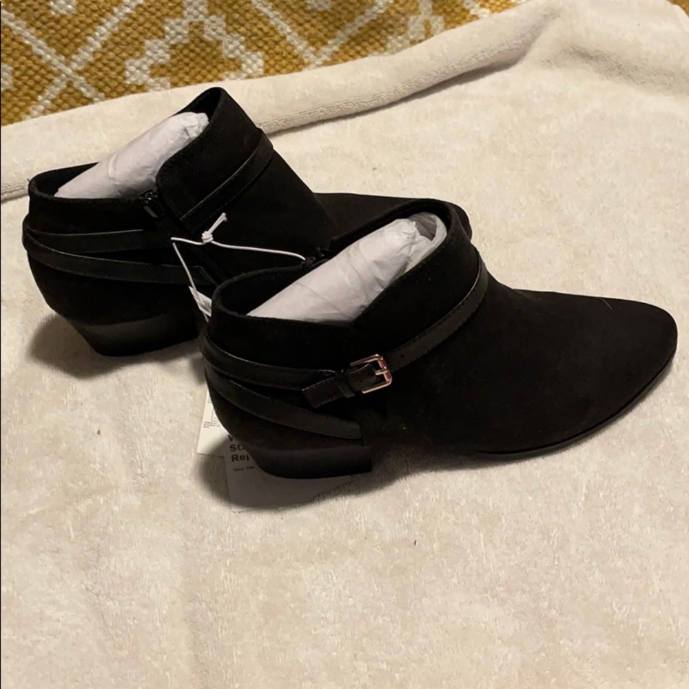 Black Booties, Sz 10